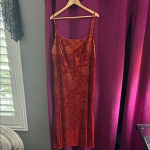 Cider Red Floral Chemise